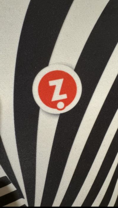 Ghiizdan zipp zebra alb negru
