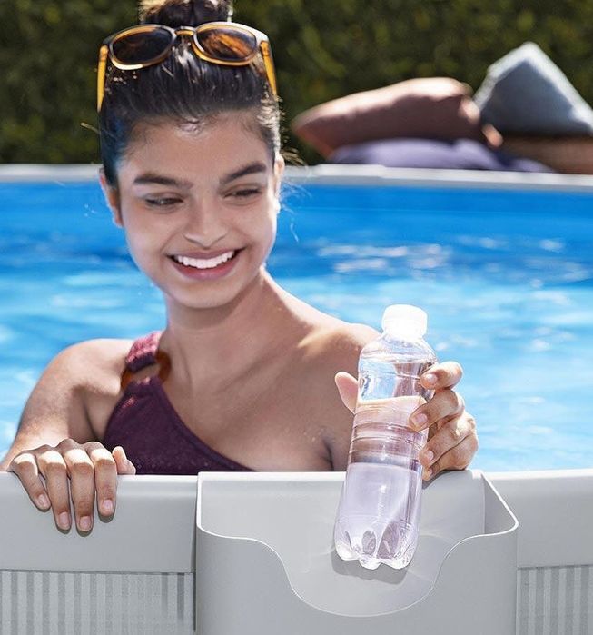 НОВ Луксозен метален басейн BESTWAY  3.05м-61 см. Гаранция 2 години