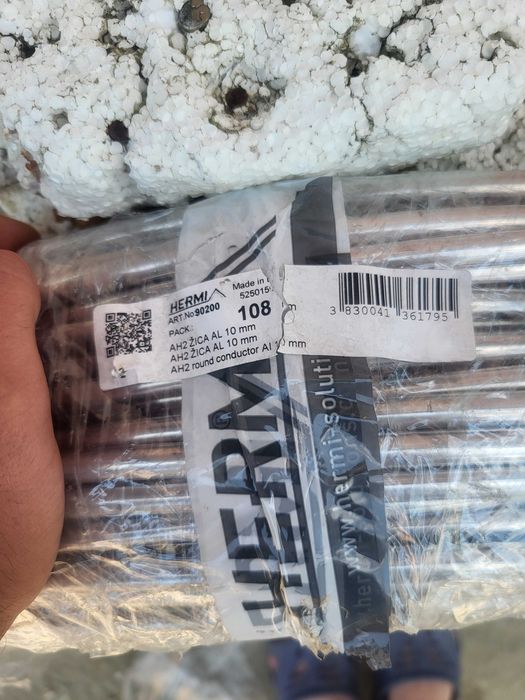 Vand sarmă pentru împamantare sau paratrasnet si cleme