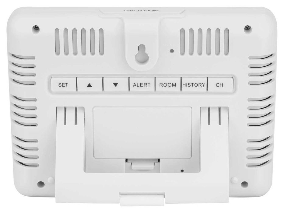 STATIE METEO interior-exterior + HIGROMETRU termometru ceas ECRAN MARE