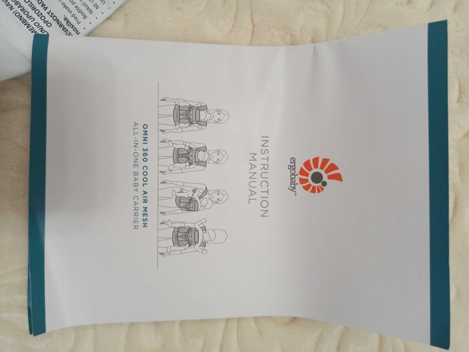 Ергономична раница за бебеносене