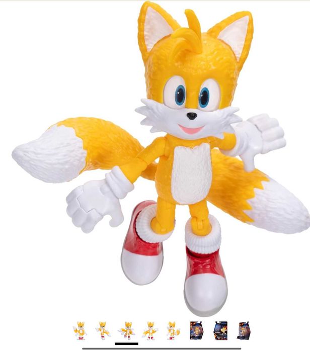 Нова, оригинална, колекционерска Тейлс фигурkа от фирма Jakks Pacific 12,7 cm Sonic 3 Tails