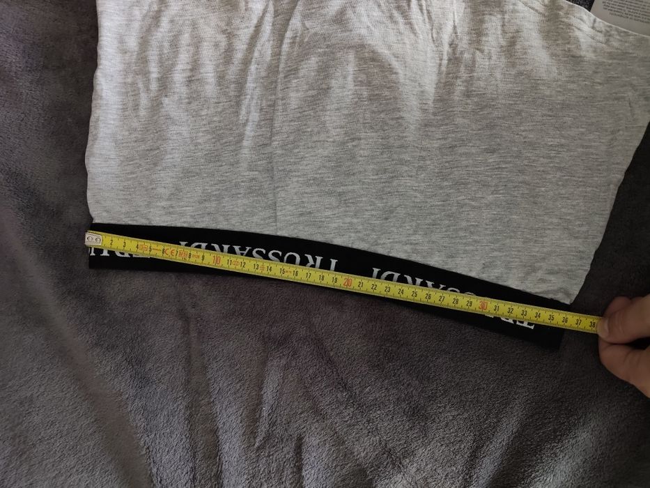 Trussardi set 2 boxeri bărbătești culoare gri melange mărimea M noi originali