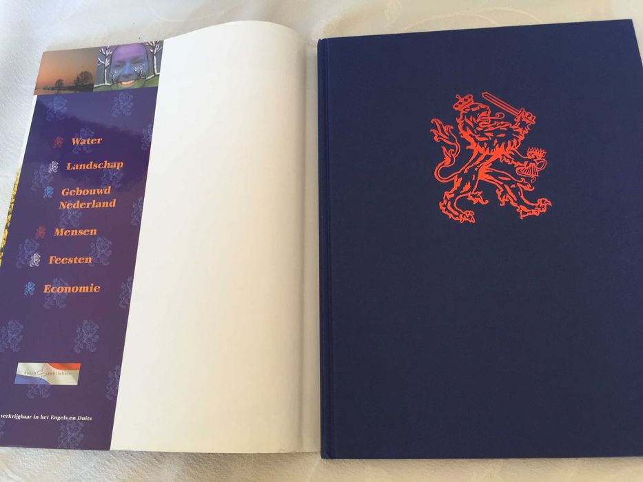 Стара луксозен албум Dromen van Nederland Frans Lemmens, 1998 като нов