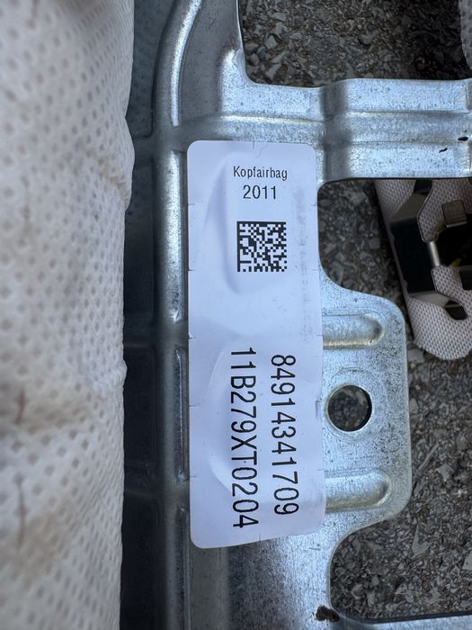Airbag Еърбег завеси BMW F10 F11 / БМВ Ф10 Ф11 2011