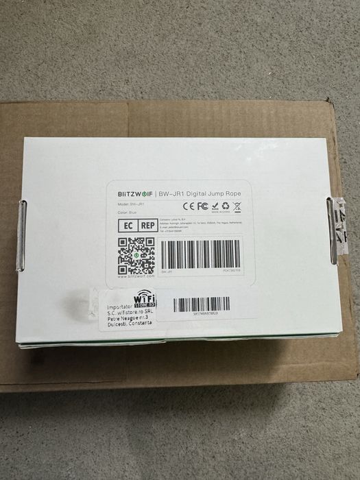 Coarda de sarit digitala Blitzwolf BW-JR1 cu contor (negru)