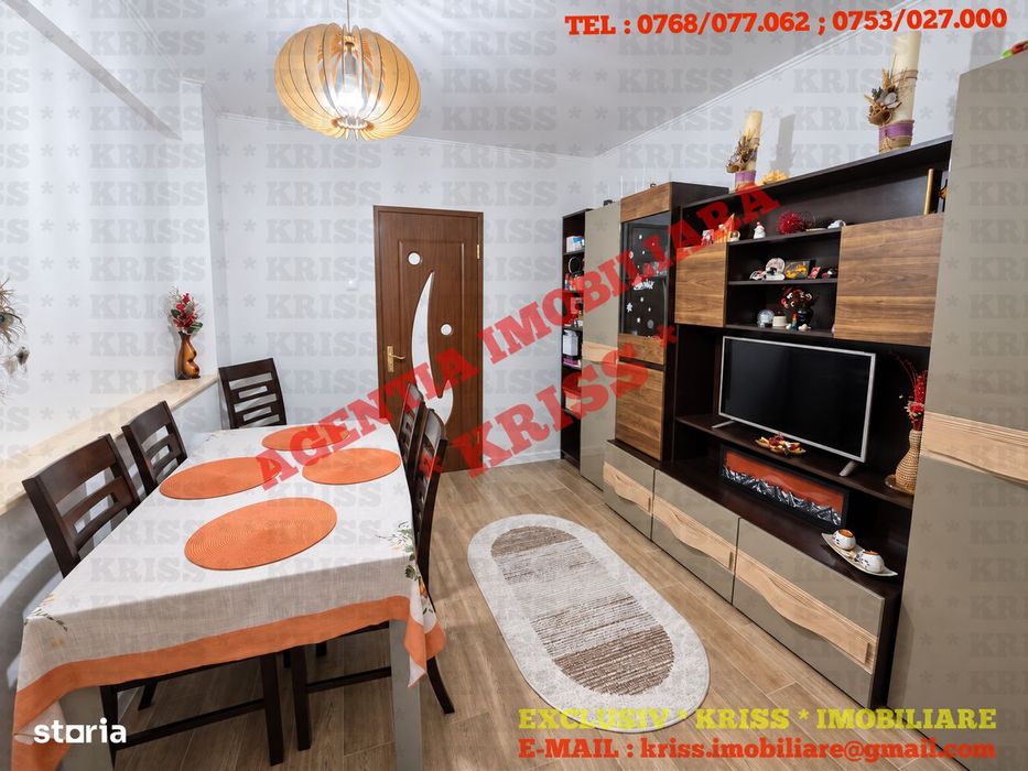 Apartament 3 Camere PRUNDU Confort 1 DEC. Renovat 2 Băi 2 Balcoane 75M