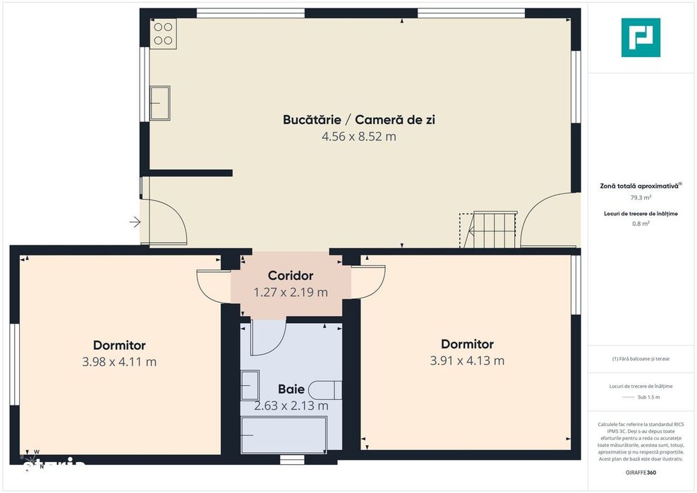 Casă individuală, 3 camere, 87 mp - Sânmartin