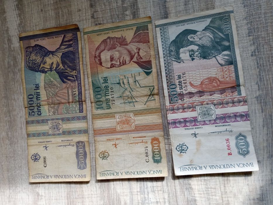 Bancnote și monede vechi - 1 leu buc