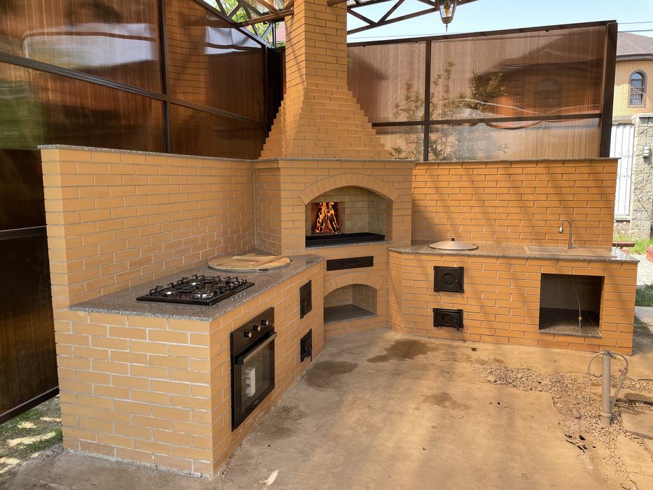 Зона барбекю комплекс