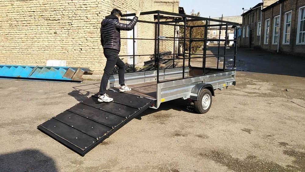 Арава.Кора мол ташиш учун Тиркамалар - Прицепы для перевозки КРС.