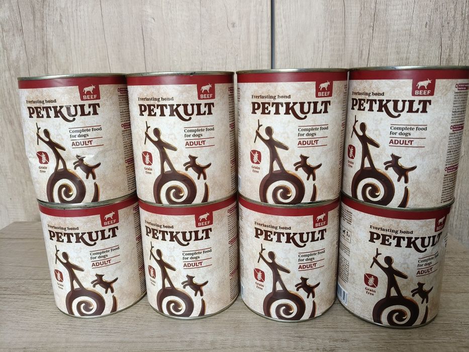 Conserve hrană câini Petkult 800gr vita