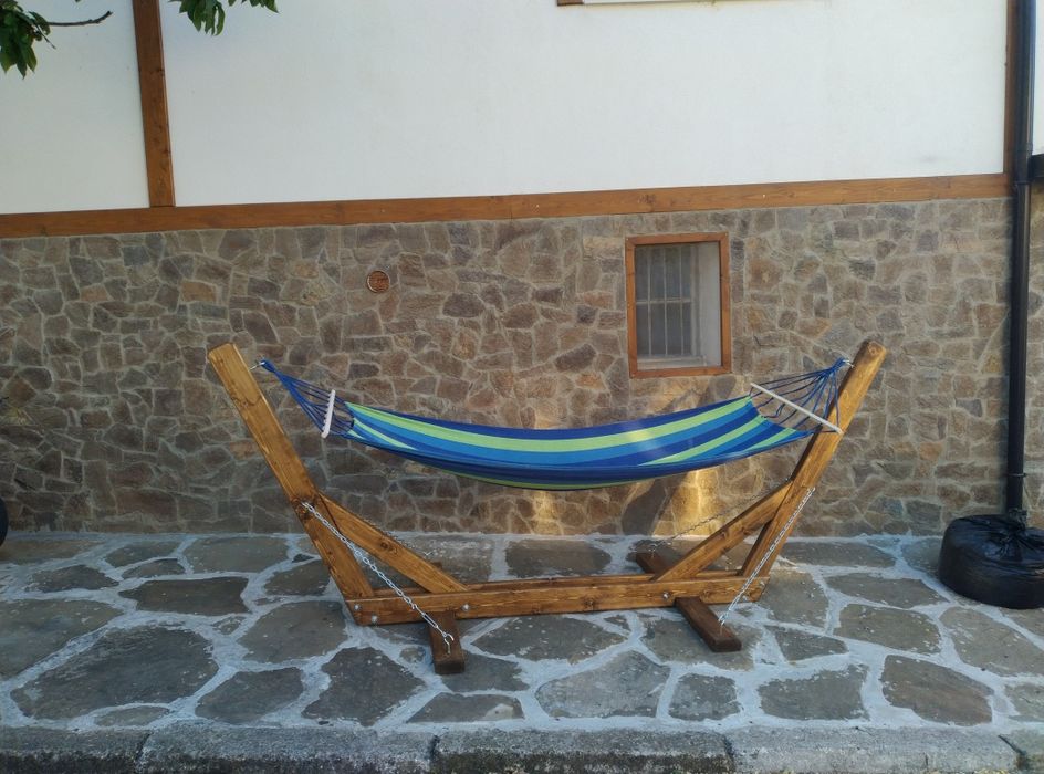 Стойка  за хамак дървен шезлонг