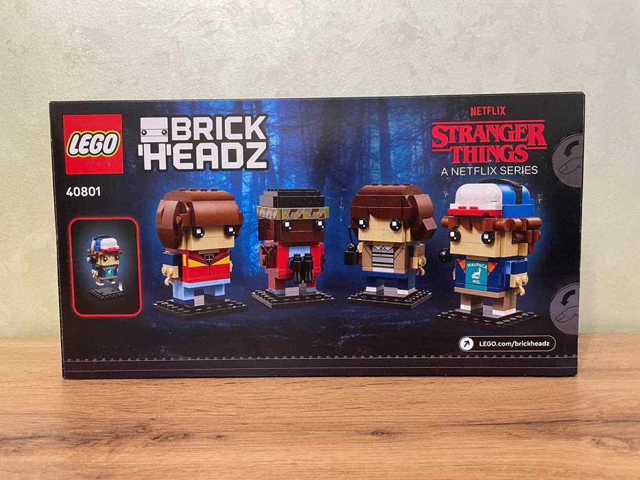 LEGO BrickHeadz: Stranger Things: Майк, Дастин, Лукас и Уилл (40801)