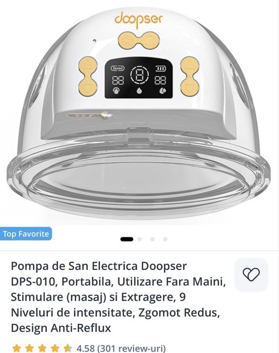 Vând 2 Pompe de Sân Electrice Doopser DPS-010 Portabile
