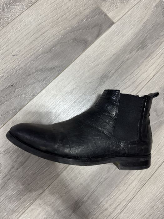 Обувь сапоги кожанные