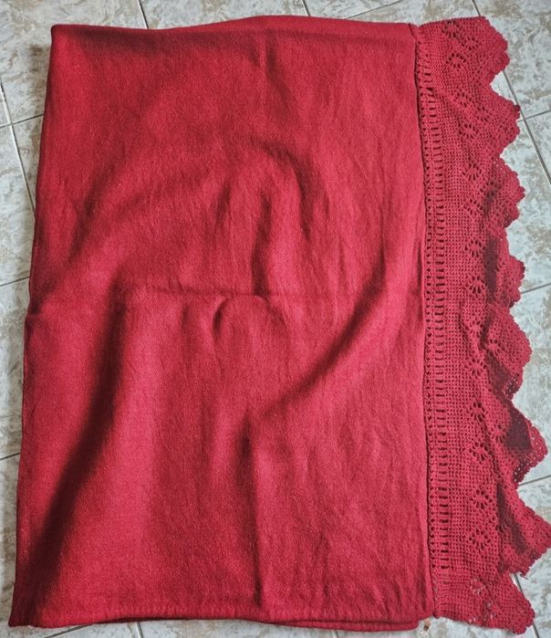 Ръчно такани одеала със зъбка на една кука! Автентични на 100 години!