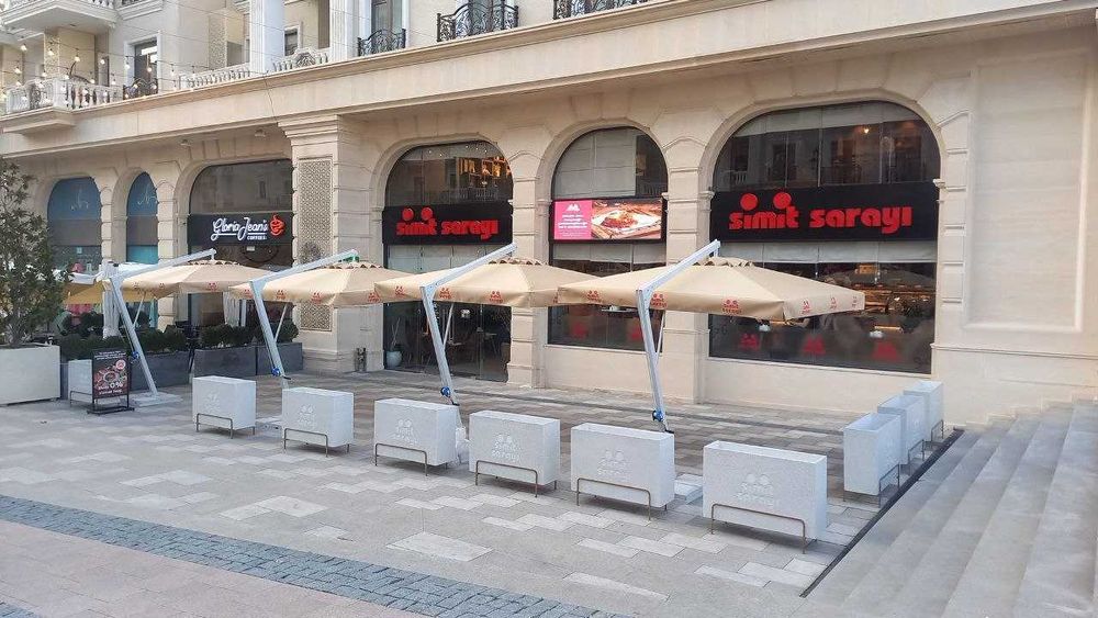 Готовые импортные зонты и Зонты на заказ SIESTA 3Х3 / 3,5Х3,5