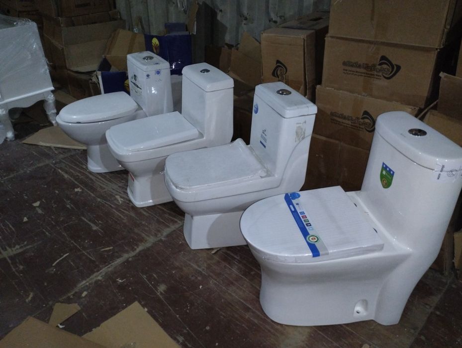 Унитаз моноблок литой