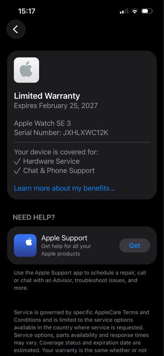 Apple Watch SE3 40mm 2025