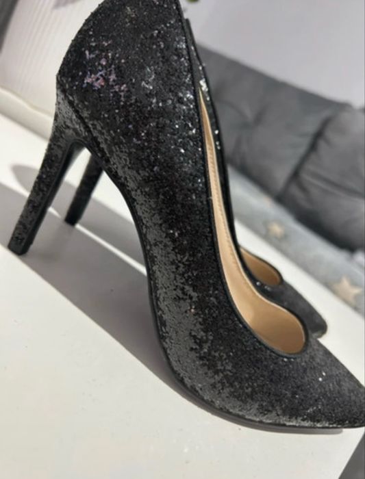 Pantofi stiletto stralucitori