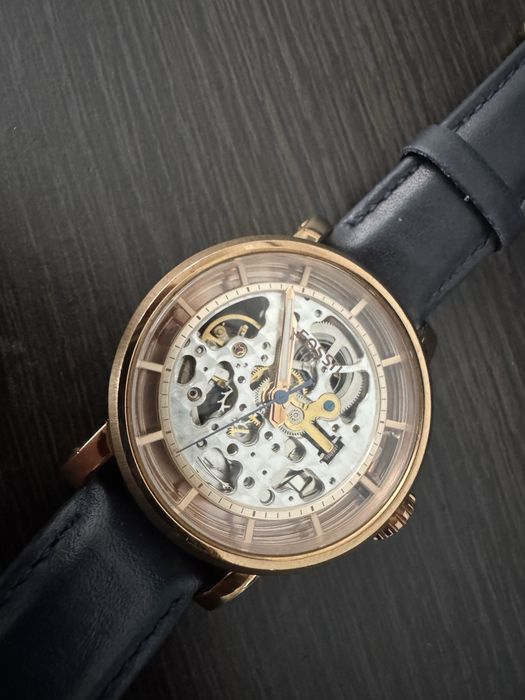 Ceas Fossil automat cu curea de piele *Premium*