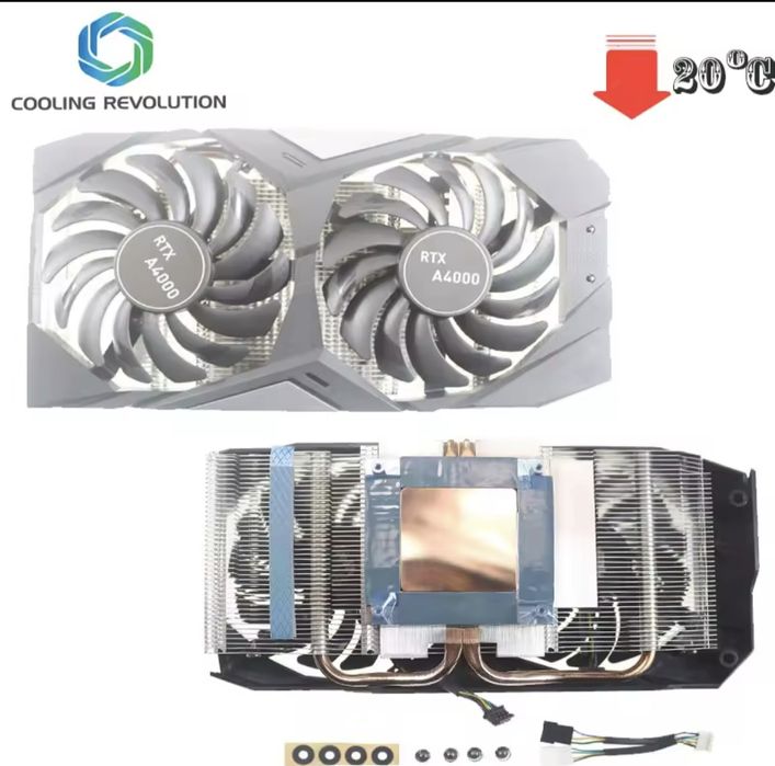 Охлаждане за RTX A4000
