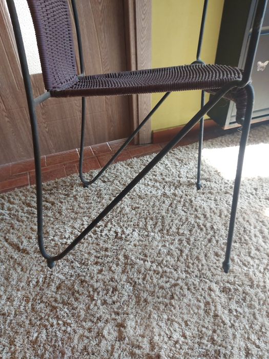 Vând  scaun/fotoliu 6buc set fier forjat grădină,terasa  150 lei bucat