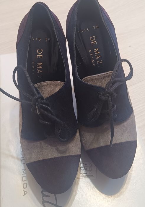 Pantofi piele întoarsă