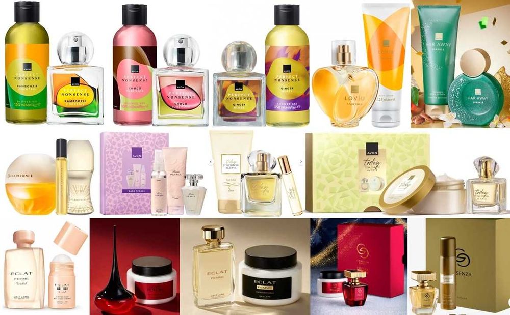 AVON, ORIFLAME налични подаръчни комплекти
