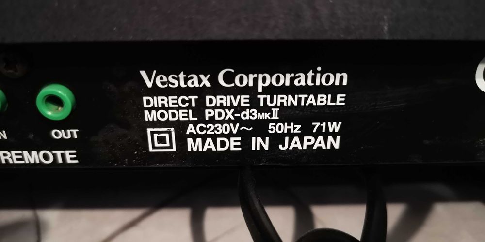 Vand pick-up Vestax  Scratch JAPAN RAR TECHNICS Variante Schimb