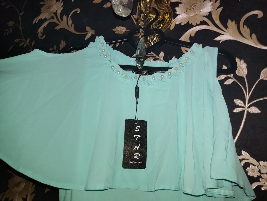 Стильное ,лёгкое и очень красивое платье цвета бирюзовой волны