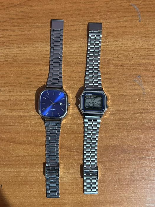 Кварцевые часы и Casio цифровые