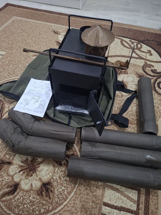 Продам печь для палатки, следопыт, новая.