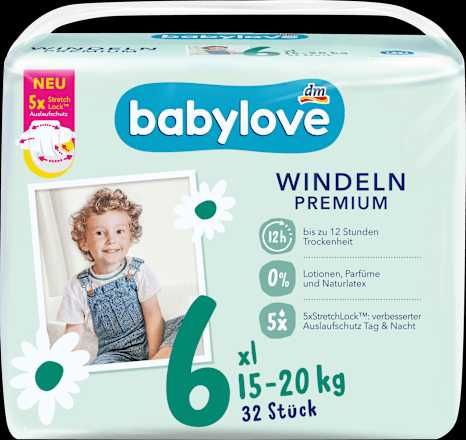 Памперси Babylove 6