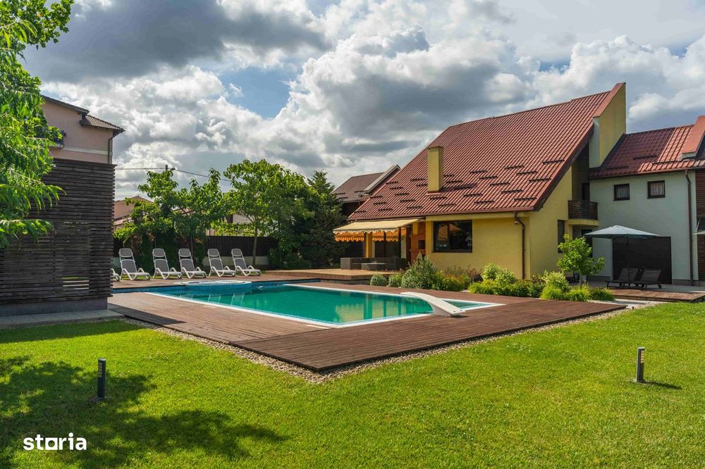 Vila LUX cu piscina, SUPER PRET IULIE!, Girocului/Braytim