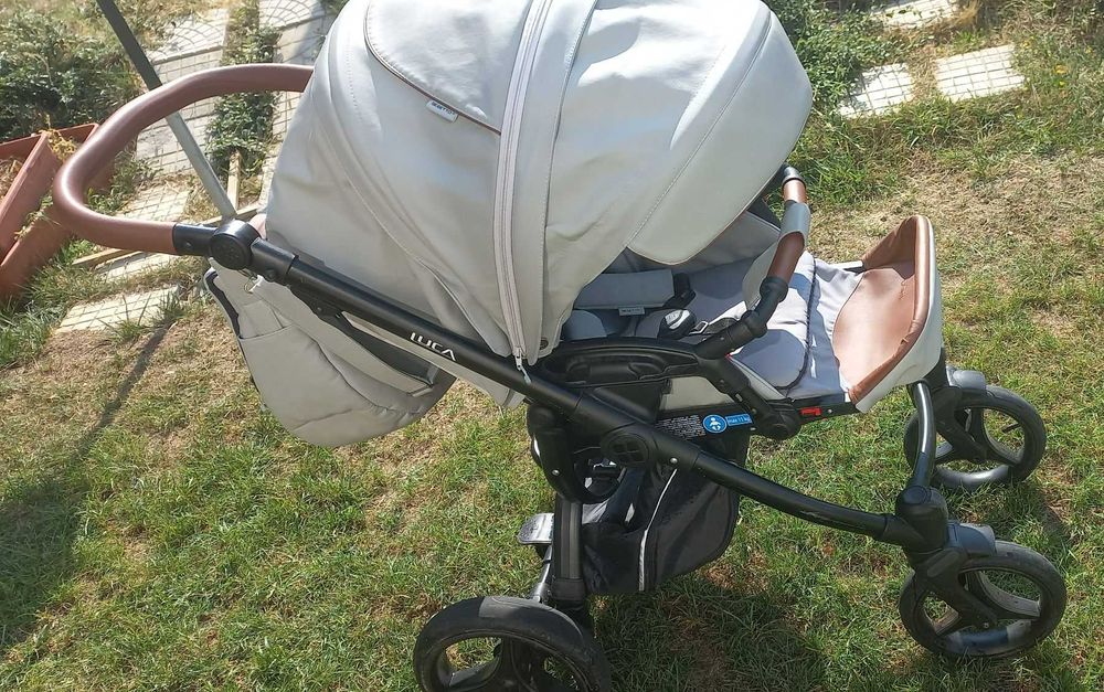 Нова цена Бебешка количка 2в1 Bebetto Luca Pro - еко кожа