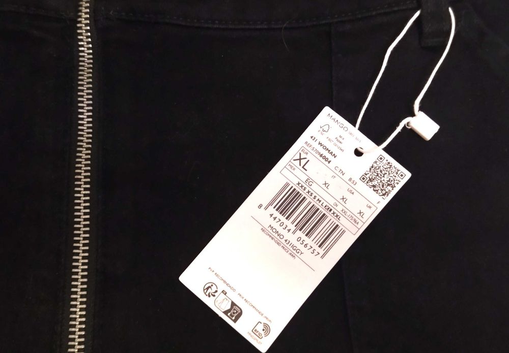 2"Mango"Шорт,КомБин.Чёрн.Новые.