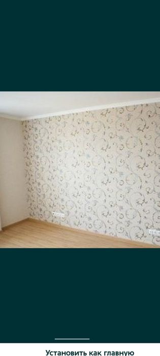 Клеем обой без швов