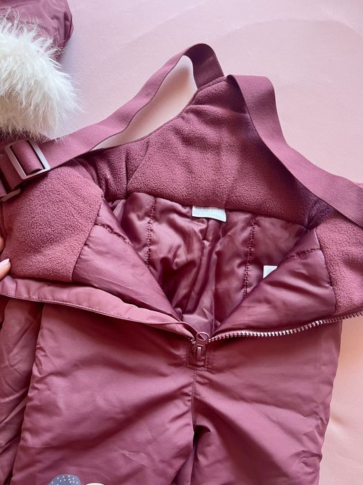 Зимно яке и гащеризон за момиче размер 92