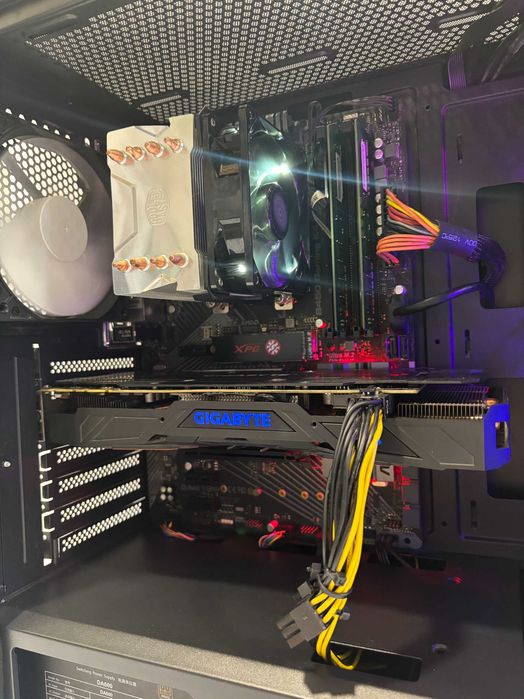 Геймърски компютър AMD Ryzen 5 1600, GTX 1070 8GB, 16GB ram