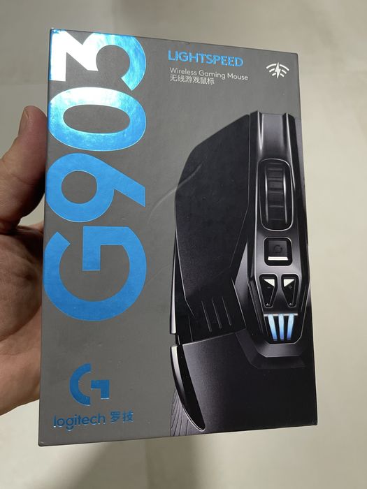 Mouse Gaming Wireless LOGITECH G903 HERO, Dual-Mode, 16000 dpi, negru