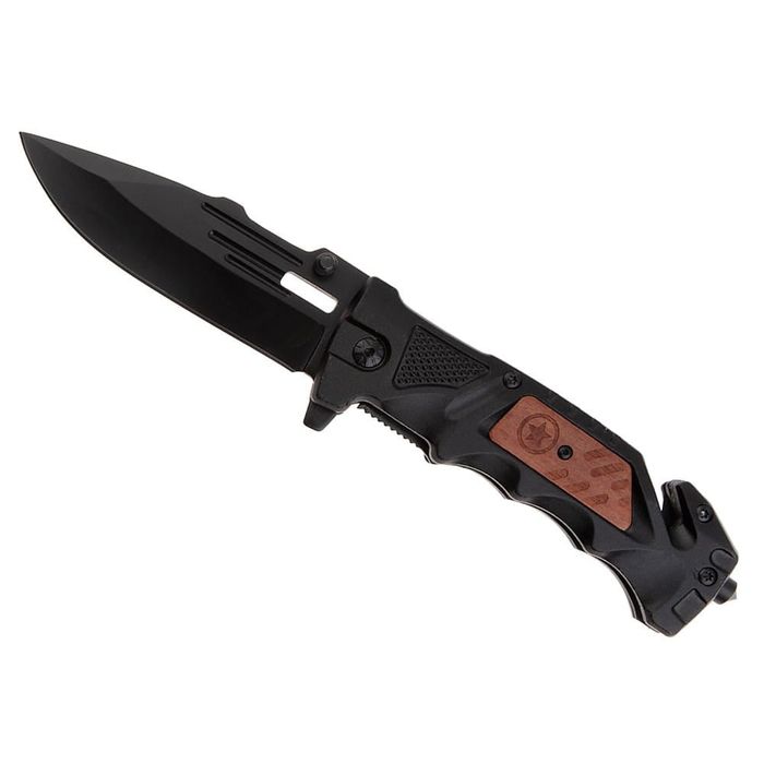 Briceag de vanatoare True Blade, otel inoxidabil, 23 cm, negru