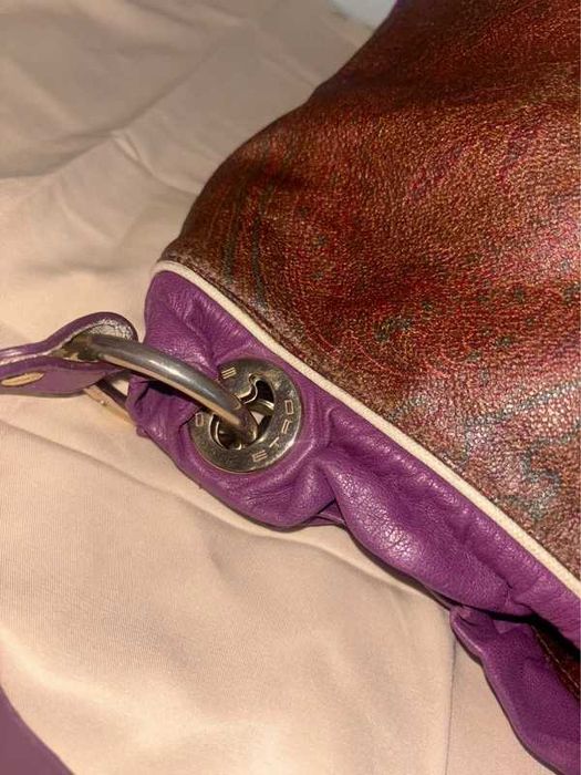 Две чанти. ETRO Original 100% Кожа Голяма чанта