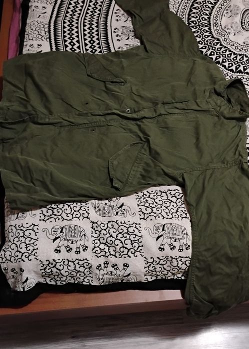 Оригинално и много здраво и практично военно яке тип канадка.