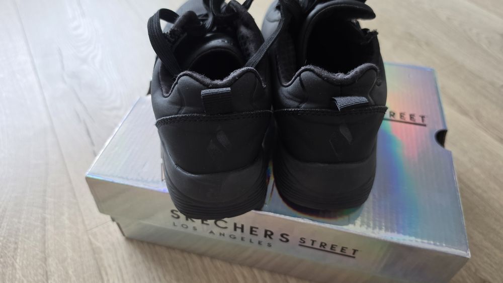 Adidași Skechers Uno Lite – Easy Zip, măr. 36 EUR (copii), negru