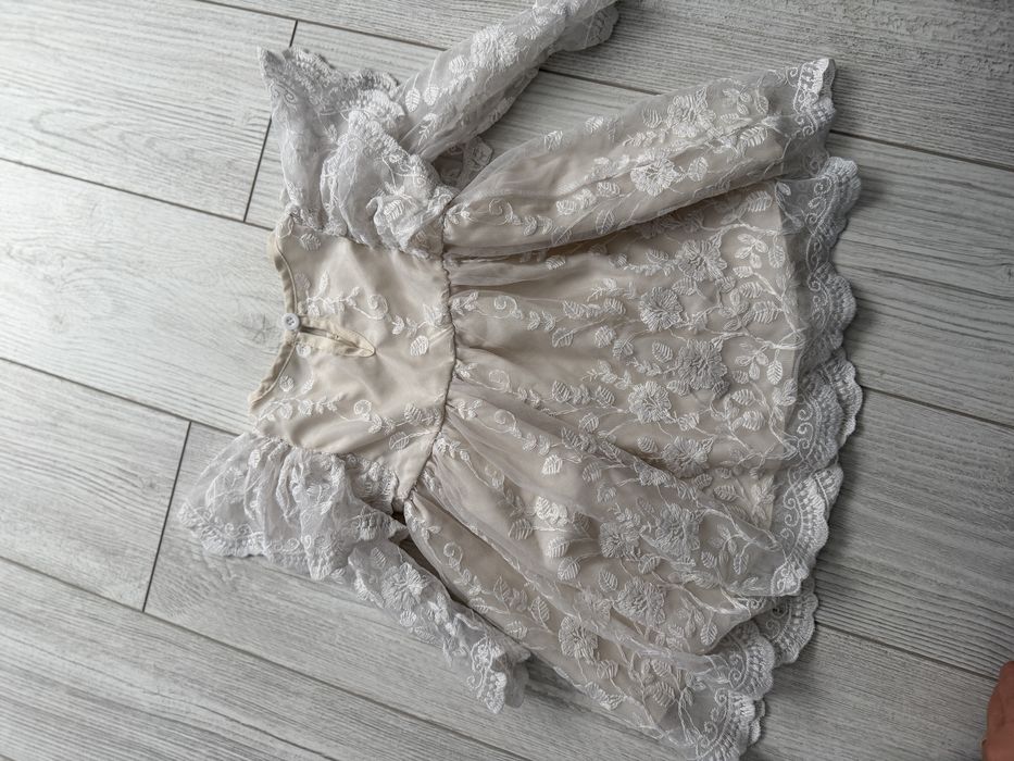 Елегантна рокля бебе 6-9 м