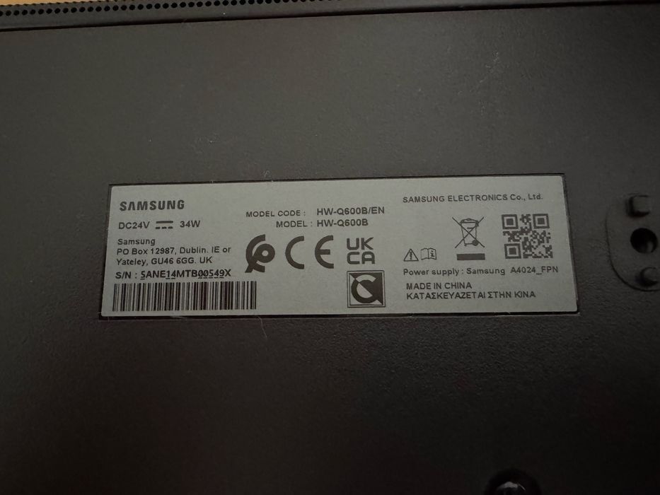 Soundbar Samsung HW-Q600B 360W