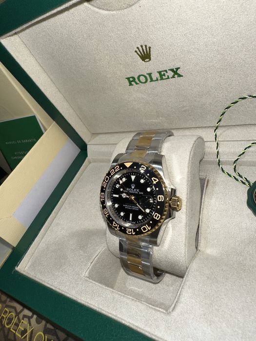 Ceas Rolex GMT-MASTER II/Semigold/Black Dial