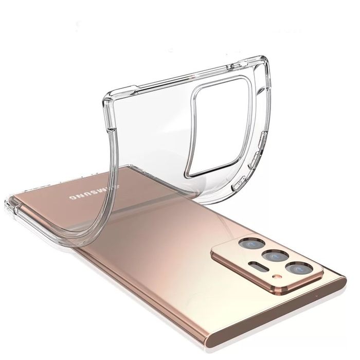 Samsung Note 20 Ultra - Husa Silicon Anti Soc Transparenta